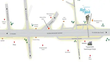 Location of Sharada Megh Sparsh - Image 214746