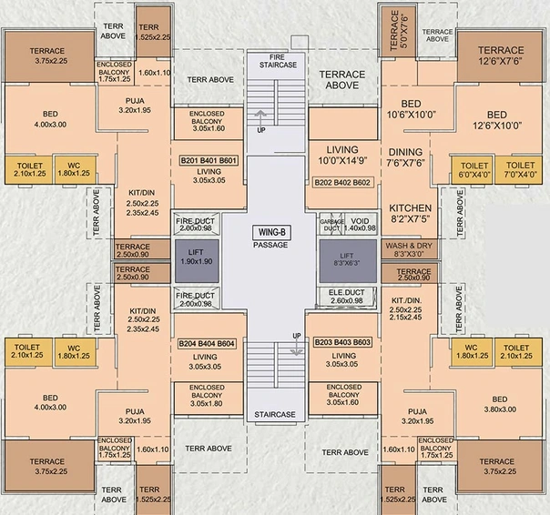 Floor Plan of Chandrarang Jagtap Engracia in Pimple Gurav, Pune - Image 214812