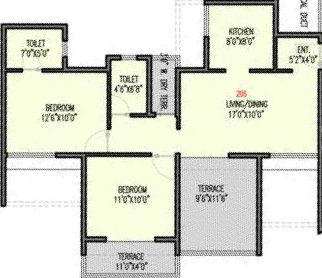2 BHK Flat in Chandrarang La Melosa in Wakad, Pune - Image 830330