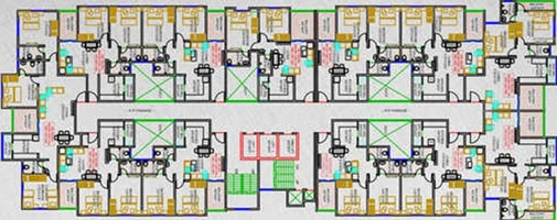 Floor Plan of Mahalaxmi Elegance in Undri, Pune - Image 214873