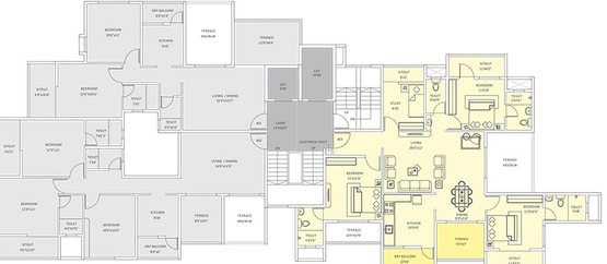 Floor Plan of Arham Noble Nivas in Gultekdi, Pune - Image 214903