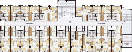 Floor Plan of Saarrthi Studio 06 in Karve Nagar, Pune - Image 214930