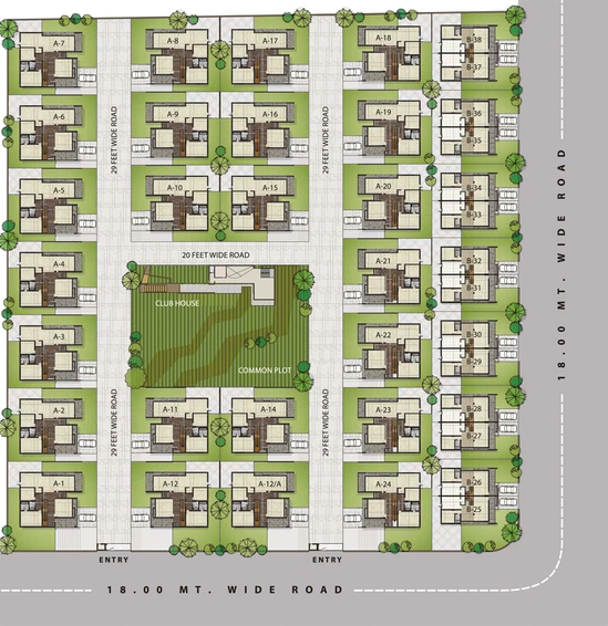 Master Plan of Savaliya Krish Atulya in Nikol, Ahmedabad - Image 118145