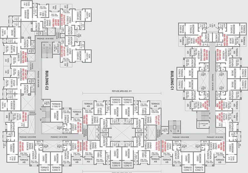Floor Plan of Sonigara Blue Dice Phase 2 in Chikhali, Pune - Image 214971