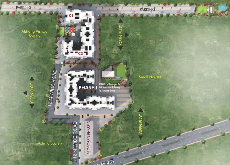 Master Plan of Sonigara Blue Dice Phase 2 in Chikhali, Pune - Image 214969