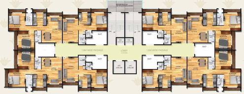 Floor Plan of Tejas Heritage in Ulwe, Navi Mumbai - Image 214958
