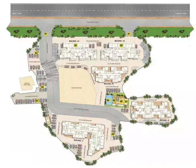 Master Plan of Today Aamod in Panvel, Navi Mumbai - Image 215002