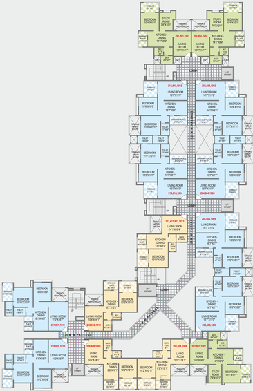 Floor Plan of Belvalkar Kalpak Homes in Kirkatwadi, Pune - Image 215457