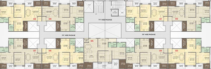 Floor Plan of Trimurti Panache in Kondhwa, Pune - Image 215476