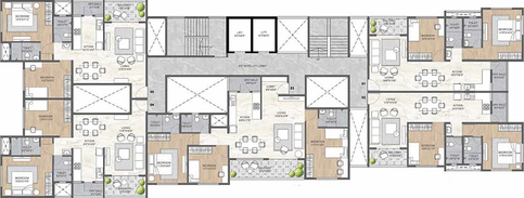 Floor Plan of Ranjekar Dhanasampada in Erandwane, Pune - Image 215469