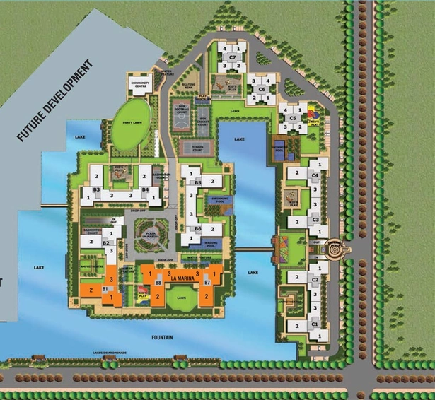 Master Plan of Adani Shantigram Waterlily in Vaishnodevi Circle, Ahmedabad - Image 120265