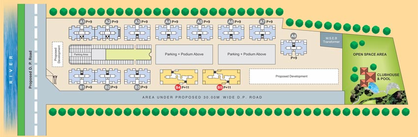Master Plan of Kumar Primavera in Wadgaon Sheri, Pune - Image 117925