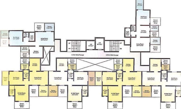 Floor Plan of Uma Mangal Shrushti in Chikhali, Pune - Image 215663