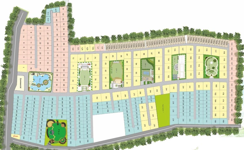 Master Plan of Applewoods Semillon in Shela, Ahmedabad - Image 120344