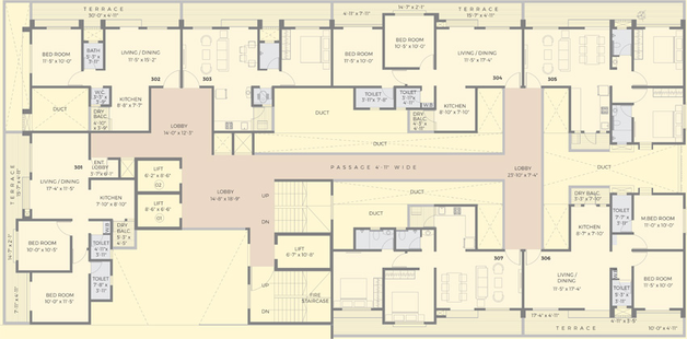 Floor Plan of SB Ganesh Siddhi 2 in Chikhali, Pune - Image 215716