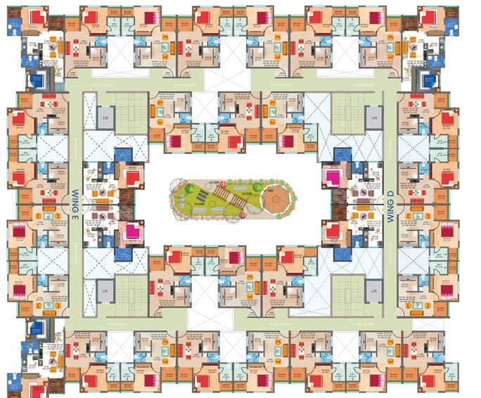 Master Plan of Peridot Girivar Residency in Talegaon Dabhade, Pune - Image 215756