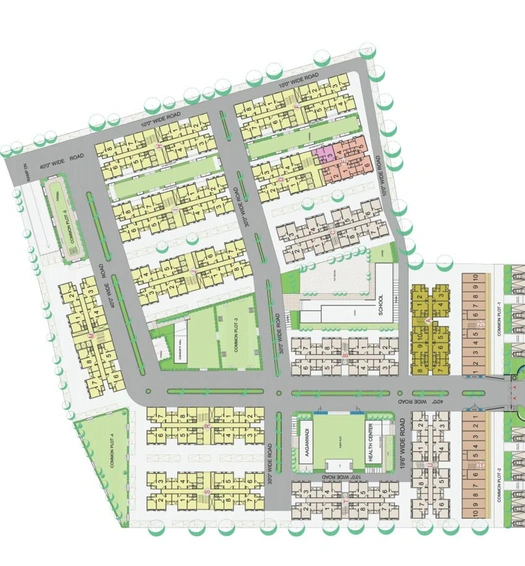 Master Plan of Applewoods Satyesh Residency in Shela, Ahmedabad - Image 119031