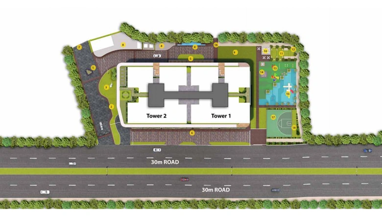 Master Plan of Godrej River Crest in Kharadi, Pune - Image 215800