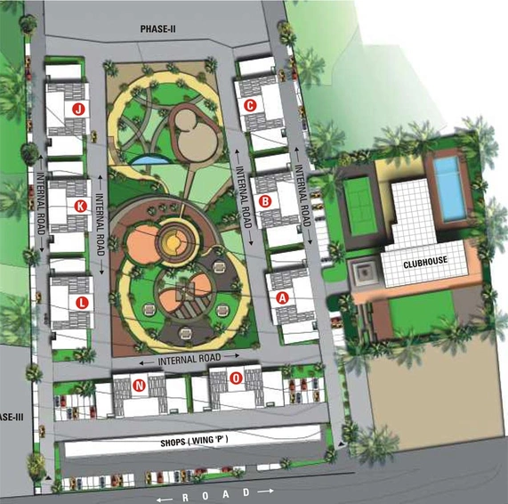Master Plan of Kumar Hill View in Kothrud, Pune - Image 118026