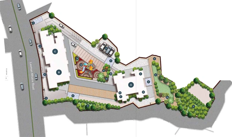 Master Plan of Kolte Patil La Vita in Vashi, Navi Mumbai - Image 215923