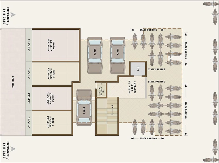 Master Plan of Shree Gurukrishna Residency in Karanjade, Navi Mumbai - Image 215911