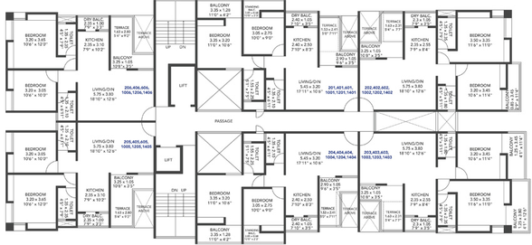 Floor Plan of Gokhale 90 Madhukunj in Bopodi, Pune - Image 215983