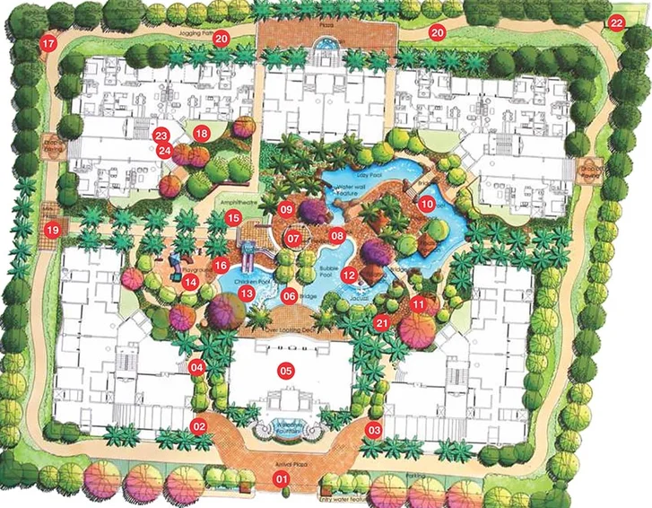 Master Plan of Kumar Sophronia in Kalyani Nagar, Pune - Image 216062