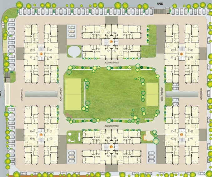 Master Plan of Siddhi Aarohi Crest in South Bopal, Ahmedabad - Image 126843