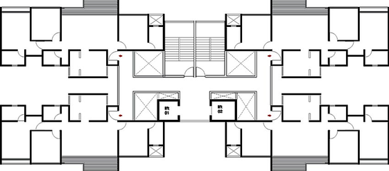 Floor Plan of Skyi Iris Racecourse in Wanowrie, Pune - Image 216199