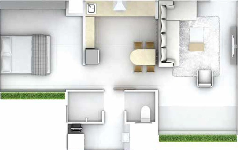 1 BHK Flat in Skyi Star Towers in Bhukum, Pune - Image 830714