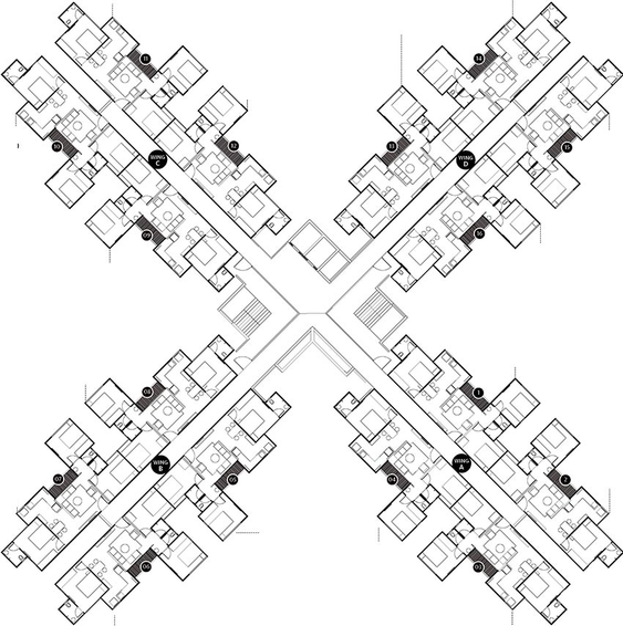 Floor Plan of Skyi Star Town in Bhukum, Pune - Image 216234