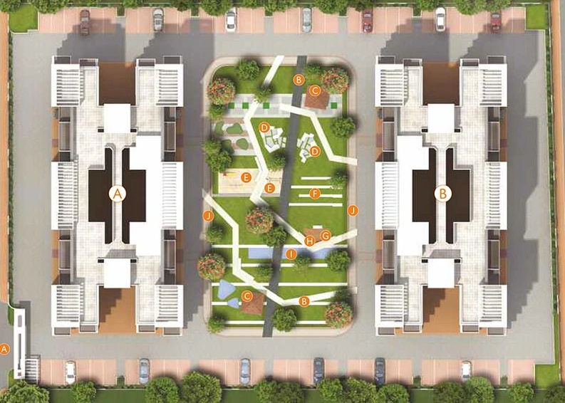 Master Plan of Saakaar Almond Park in Manjari Khurd, Pune - Image 216475