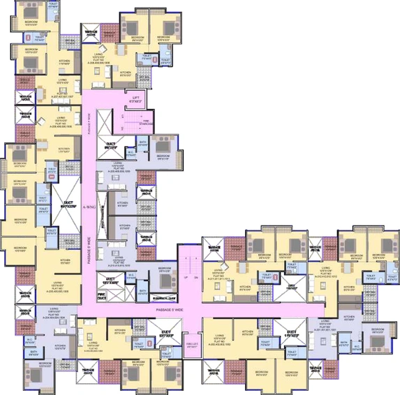 Floor Plan of NG Urbano in Wagholi, Pune - Image 216532