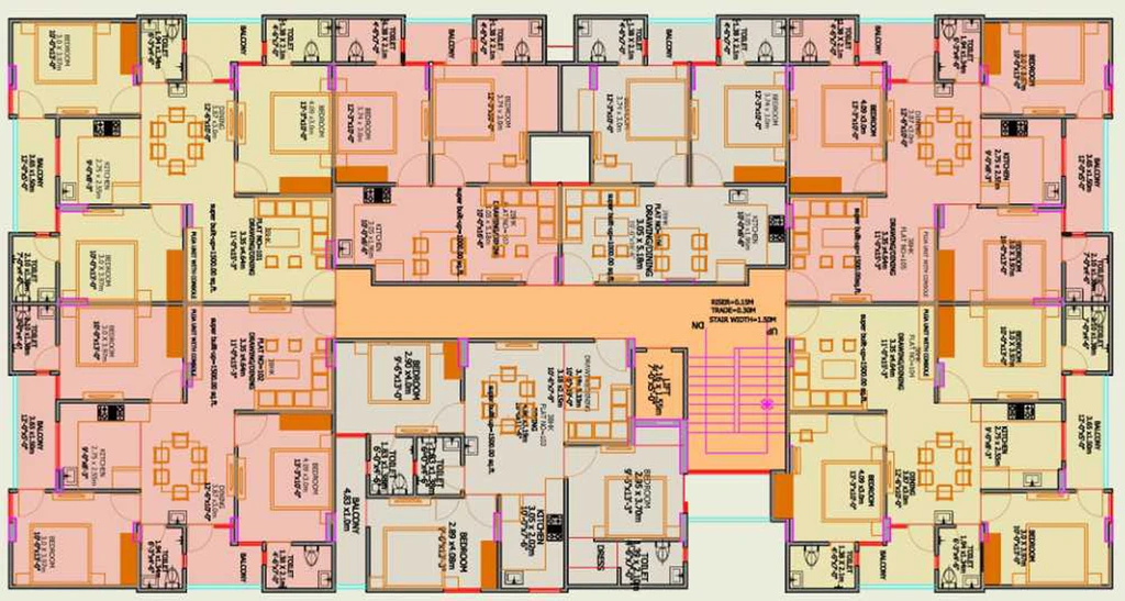 Floor Plan of Ved Heights 19 in Mansarovar, Jaipur - Image 118046