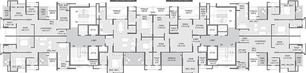 Floor Plan of Saarrthi Skybay 1 in Mahalunge, Pune - Image 216621