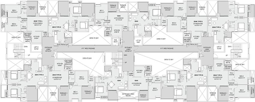 Floor Plan of Saarrthi Stanza in Punawale, Pune - Image 216648