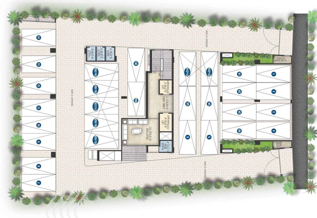 Master Plan of Tirupati Ozone in Bani Park, Jaipur - Image 118071