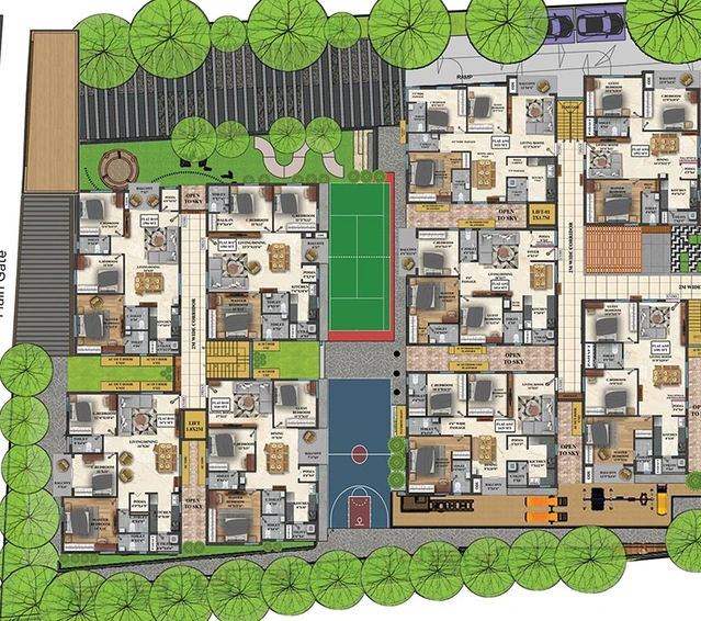 Master Plan of Fuerzaa Raagaa Spaces in Narapally, Hyderabad - Image 216800