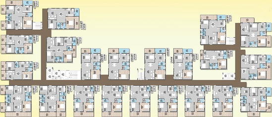 Floor Plan of Fuzen Park Edge in Peerzadiguda, Hyderabad - Image 216822