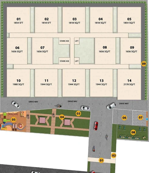 Master Plan of Jyothi Serenity in Kapra, Hyderabad - Image 216912
