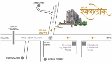 Location of Aksha Tulip Swapnalok - Image 216948