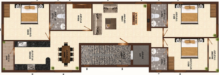 3 BHK Flat in India Sri Sankalp in Anna Nagar, Chennai - Image 830948