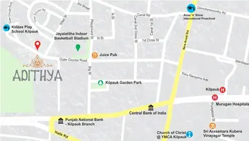 Location of India Adithya Apartment - Image 217052