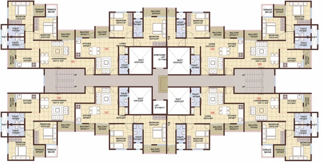 Floor Plan of Shri sai 7th Heaven in Dhanori, Pune - Image 217057