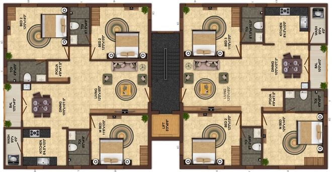 Floor Plan of India Kurinji Orchard in Anna Nagar, Chennai - Image 217213