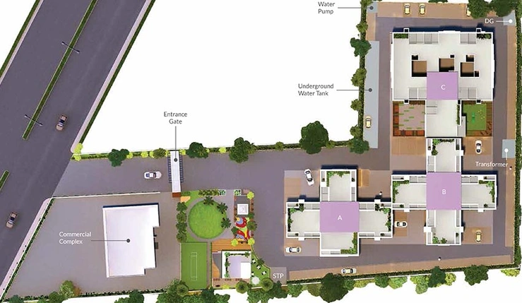 Master Plan of Golecha Ethos 2 in Wakad, Pune - Image 217232