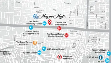 Location of India Mayuri Mystic - Image 217260