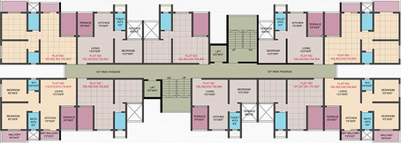 Floor Plan of Namrata Slim Tower in Talegaon, Pune - Image 217304