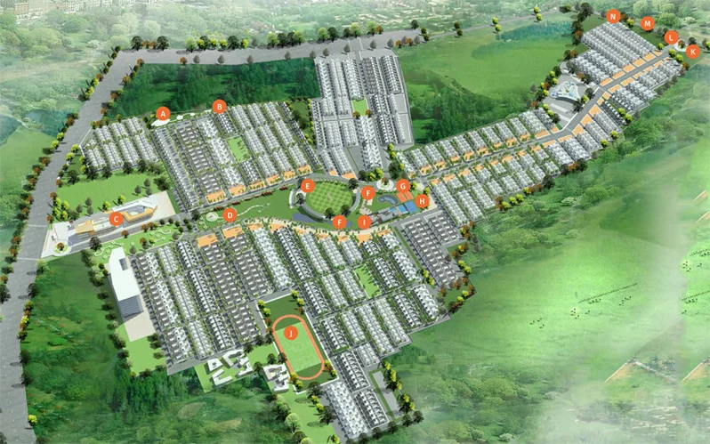 Master Plan of Anish Common Wealth in Whitefield, Bangalore - Image 217350