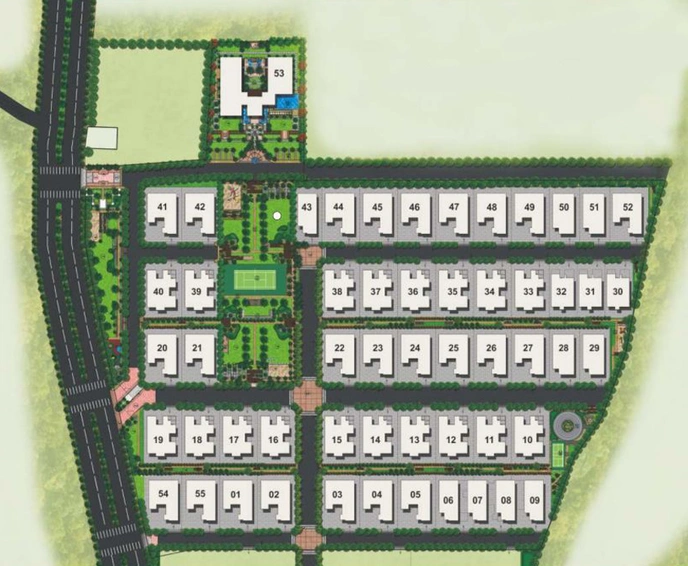 Master Plan of Aditya Casa Grande in Narsingi, Hyderabad - Image 118126